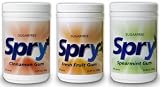 Xlear Spry 600ct Xylitol Gum 3-PACK SAVINGS!!! (Cinnamon, Fresh Fruit, Spearmint)