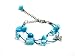 Oi! - Ladies Blue Agate and Venetian Glass Bracelet - B0984
