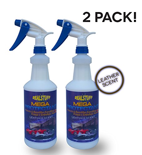Mega Protectant (Rs-1002-15) Restorer and Conditioner for Boats and More with Uv Ray Blockers and Leather Scent (Free Shipping) (32 oz - 2 Pack)