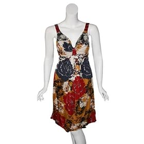 YOANA BARASCHI Gray Ground Goddess Dress