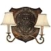 Maitland-Smith Crested Wood Wall Sconce