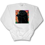 Paul Honatke Designs Digital Art - Lsq figure woman flowers design graphic art - Sweatshirts
