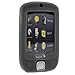 HTC Touch P3450 Smartphone Accessory Bundle Kit - Smoke Flexible Soft Silicone Skin Case + Premium Clear Reusable LCD Screen & Body Protector with Lint Cleaning Cloth By Ikross