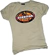 Survivor -- Panama Crop Sleeve Fitted Juniors T-Shirt