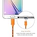 USB Cable, Boxeroo 10ft/3m USB 2.0 A Male to Micro USB Cable Braided, High Speed Charge and Data Sync Micro Charger Compatible for Samsung, HTC, Motorola, Nokia, Android and More(Red, Rose, Orange)
