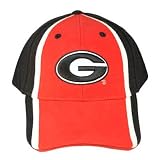 NCAA GEORGIA BULLDOGS DOGS BLACK COTTON HAT CAP NEW ADJ