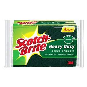 Scotch-Brite Heavy Duty Scrub Sponges 3 ct (Quantity of 6)