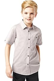 Autograph Pure Cotton Short Sleeve Spotted Shirt