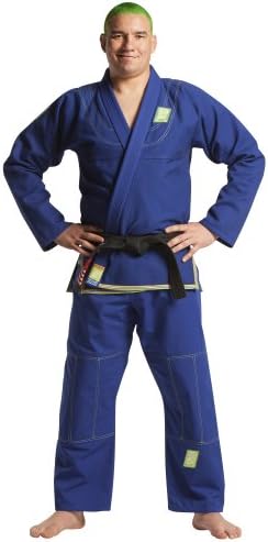 Brazilian Fight Wear "BAHIA" Kimono, Blue, Adult 2