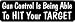 Gun control is hitting target humorous saying decal vinyl window decal sticker.