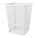 Seville Classics Home Office Wastepaper Mesh Basket, White