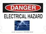 10 x 14 Photo Realistic Danger Signs- Electrical Hazard