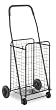 Whitmor 6318-2678 Deluxe Rolling Utility Cart, Black