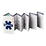 Everyday Innovations Picopad Emergency Notes With Mini Pen, Credit Card-Sized, Black, 5 Sticky Notes (EN1)