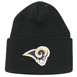 St. Louis Rams Classic Cuffed Winter Knit Hat - Black