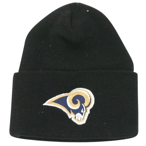 St. Louis Rams Classic Cuffed Winter Knit Hat - Black
