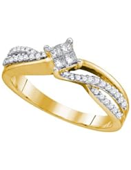 0.30CT DIAMOND INVISIBLE RING