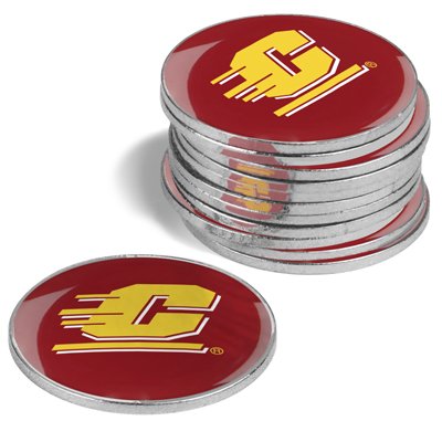 Central Michigan Chippewas Golf Ball Markers
