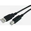 C�ble USB 2.0 A vers B pour Imprimantes, Num�riseurs (HP, Epson) - 3 m�tres - Noir