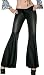 Womens Bell Bottom Pants Only (Black;X-Large)