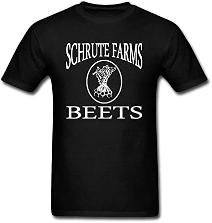 Demaster Men's Schrute Farms Beets T-Shirt XXL Black