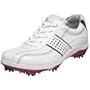 ECCO Women's Comfort Swing Hydromax Golf Shoe,White/Imperial Purple,38 M EU (US Women's 7-7.5 M)