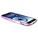 eForCity TPU Rubber Case Compatible with Samsung Galaxy S III / S3 i9300, Pink Heart