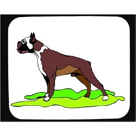 Click here to buy Mouse Pad with bulldog, standing, dog, brown by SHOPZEUS.