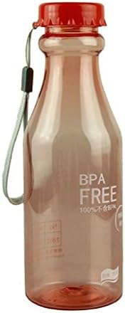 550ml BPA Free Bicycle Sports Unbreakable Plastic Water Bottle (Red)