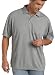 IZOD Men's Short Sleeve Carbon Cool FX Solid Golf Shirt