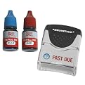 Accustamp Past Due With Refill Ink - 2 Pack