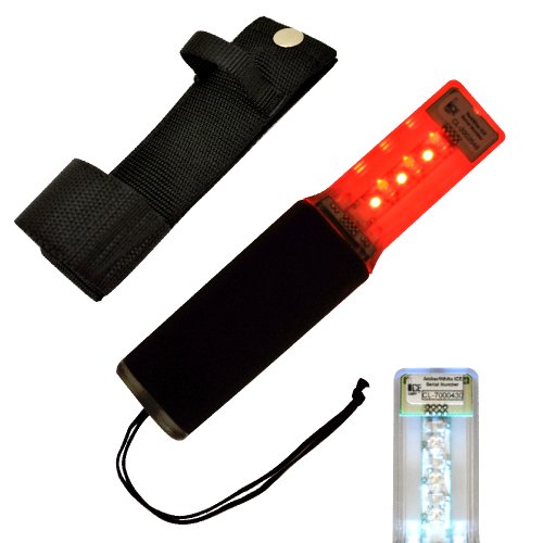 Torfino ICE Light Dual Color 17 LED Fire Rescue Safety Hand Held Security Flashlight (Red and White Lights) 