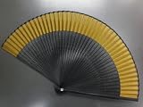 浴衣&着物に　粋な男物男性扇子金茶×黒