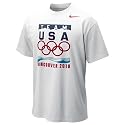 Nike Team USA White 2010 Vancouver Olympics Rings T-shirt