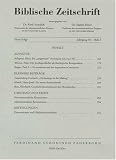 Biblische Zeitschrift