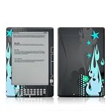 Rockstar Blue Design Protective Decal Skin Sticker for Amazon Kindle DX 9.7 inch E-Book Reader