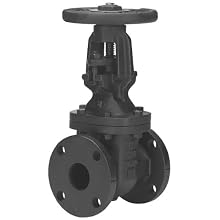 Milwaukee Valve 2885-M Series Iron Gate Valve, Class 125, Rising Stem, Flanged