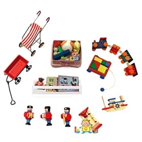 Melissa and Doug Deluxe Doll-House Nursery Room Accessories by Doll Houses