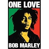 Bob Marley One Love Poster Framed by 