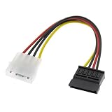 SATA Power Cable 4-pin to 15-pin