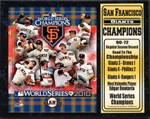 San Francisco Giants 2010 World Series Champions Statistics 12