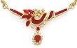 14K RUBY / DIAMOND NECKLACE 17" D.30CT.TW. RUBY 2.70 CT.