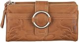 Fossil Wallet - Madeline Checkbook Clutch (Color: Saddle)