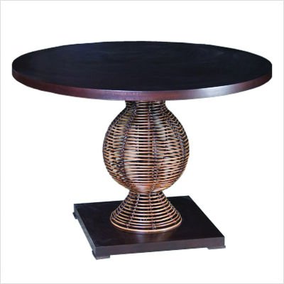 Allesso Dining Table in Mahogany