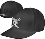 Oakland Raiders Mitchell & Ness Throwback Basic Logo Fitted Hat