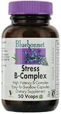 BLuebonnet Nutrition Stress B-Complex with Vitamin C 50 Vegi Capsules
