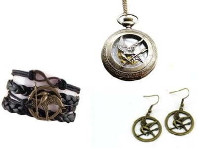 Hunger Game Watch Pendant 3-piece Set