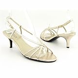 Lauren Ralph Lauren Women's Tyra Sandal,Platino Kidskin,10 M