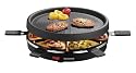 Severin RG 2671 Raclette-Partygrill, schwarz / 6 Pfännchen / 850 W