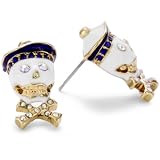 Betsey Johnson In the Navy Skull Stud Earring